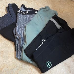 Lot of 5 pairs of leggings